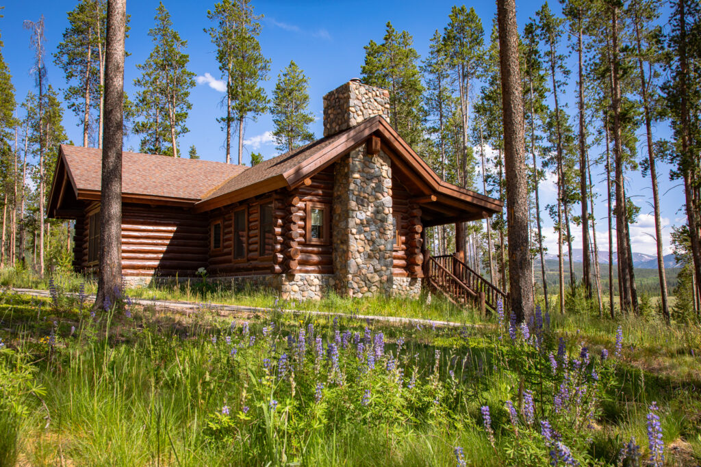Cabin Creek two-bedroom log cabin