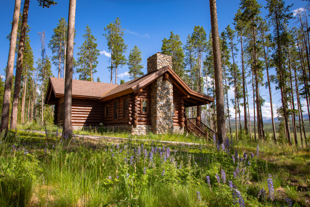 Cabin Creek two-bedroom log cabin