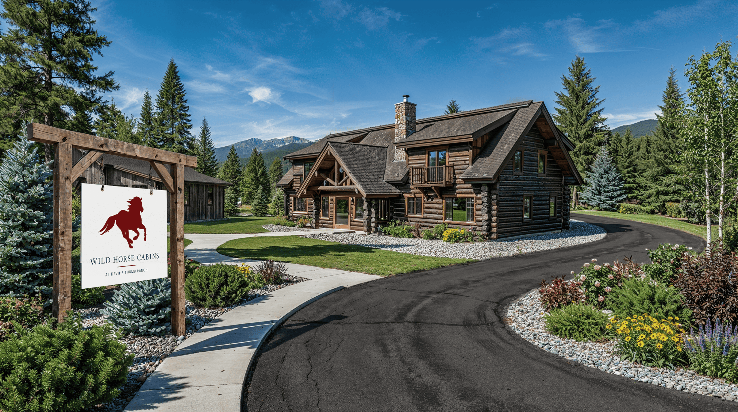 Driveway Arrival View
