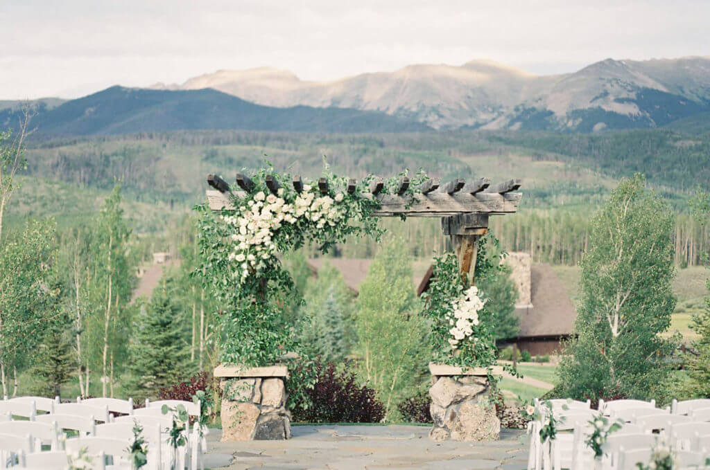 Outdoor Colorado Mountain Wedding Venue