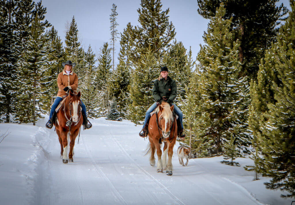 Colorado Winter Horseback Riding