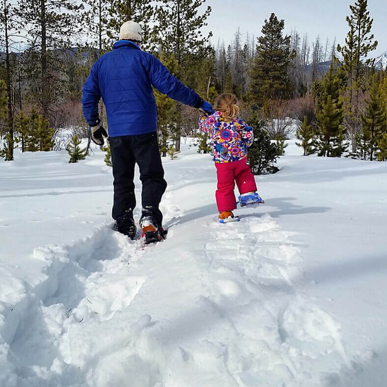 Snowshoeing Colorado Mountains