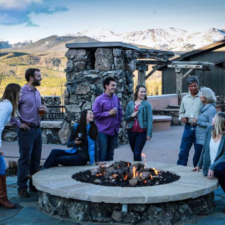 Colorado Mountain Resort Firepit